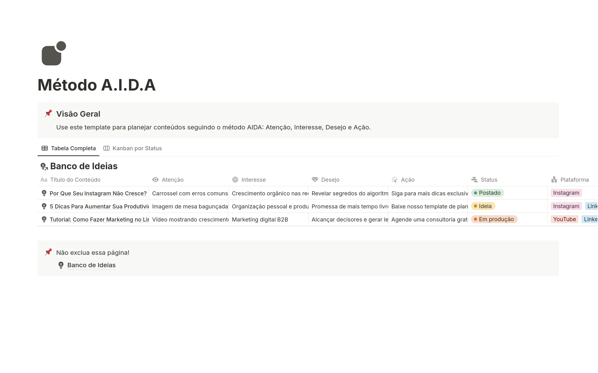 Preview de Método A.I.D.A